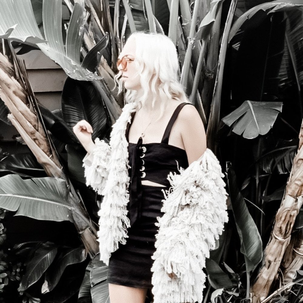 Lou & grey oversized shag jacket